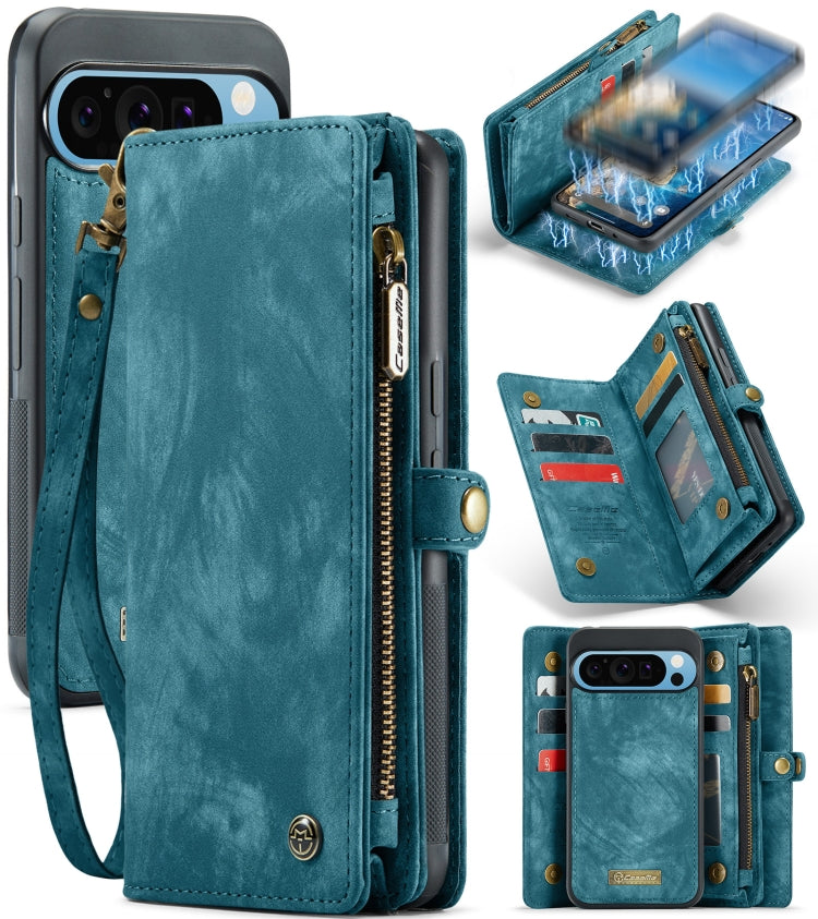 CaseMe 008 Detachable Multifunctional Leather Phone Case, For Google Pixel 9a, For Google Pixel 9 Pro XL, For Google Pixel 9 / 9 Pro