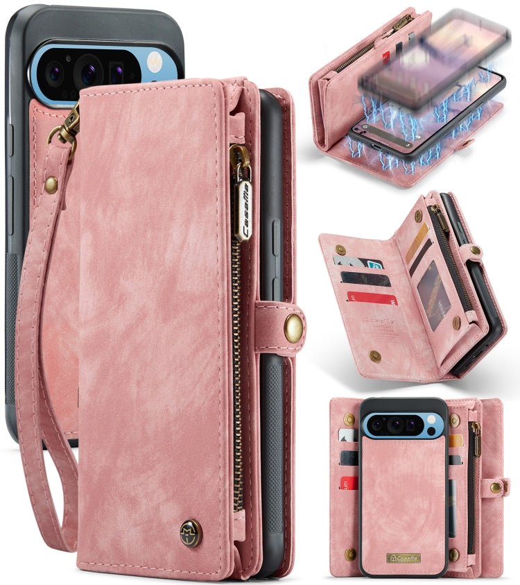 CaseMe 008 Detachable Multifunctional Leather Phone Case, For Google Pixel 9a, For Google Pixel 9 Pro XL, For Google Pixel 9 / 9 Pro