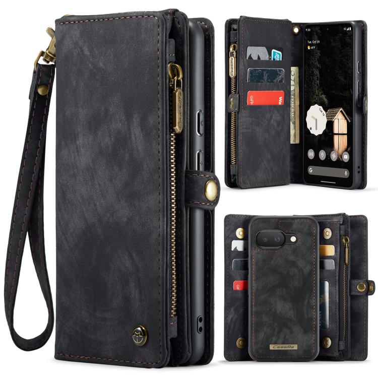 CaseMe 008 Detachable Multifunctional Leather Phone Case, For Google Pixel 9a, For Google Pixel 9 Pro XL, For Google Pixel 9 / 9 Pro