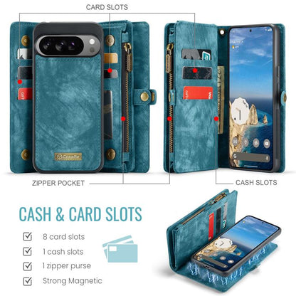 CaseMe 008 Detachable Multifunctional Leather Phone Case, For Google Pixel 10 Pro XL, For Google Pixel 9a, For Google Pixel 9 Pro XL, For Google Pixel 10 / 10 Pro
