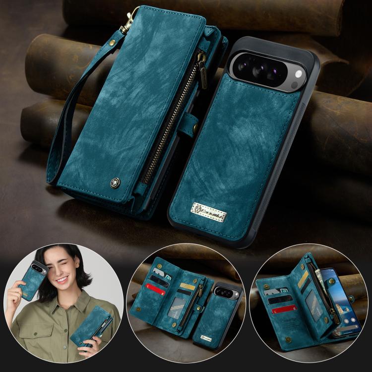 CaseMe 008 Detachable Multifunctional Leather Phone Case, For Google Pixel 10 Pro XL, For Google Pixel 9a, For Google Pixel 9 Pro XL, For Google Pixel 10 / 10 Pro