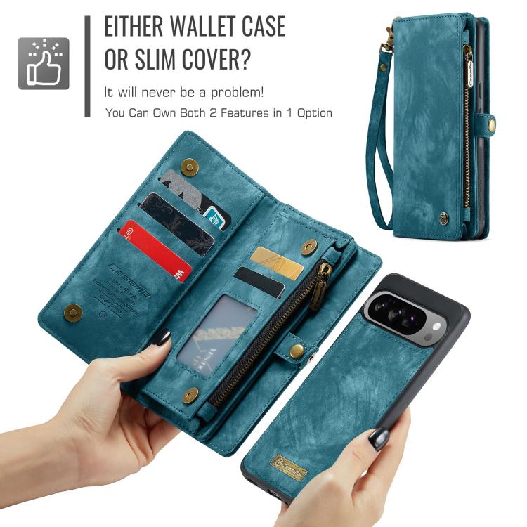 CaseMe 008 Detachable Multifunctional Leather Phone Case, For Google Pixel 10 Pro XL, For Google Pixel 9a, For Google Pixel 9 Pro XL, For Google Pixel 10 / 10 Pro