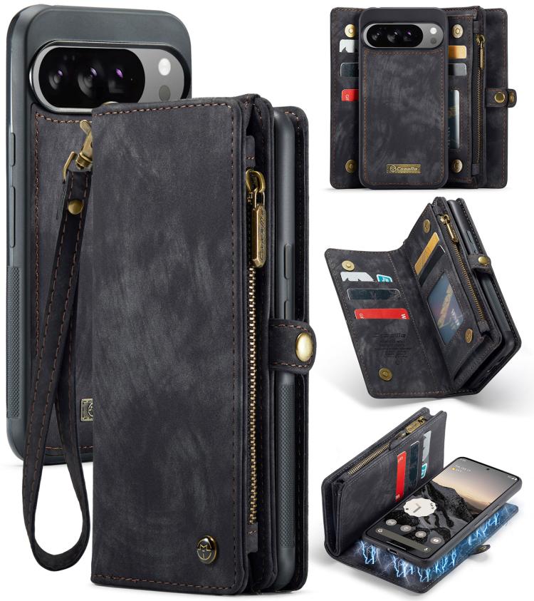 CaseMe 008 Detachable Multifunctional Leather Phone Case, For Google Pixel 11 Pro XL, For Google Pixel 11 / 11 Pro, For Google Pixel 10 Pro XL, For Google Pixel 10 / 10 Pro
