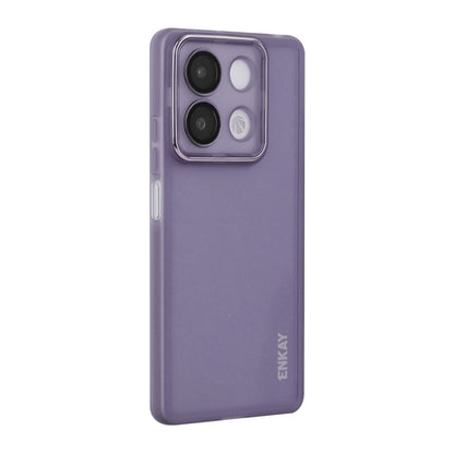 ENKAY Hat-Prince Translucent Matte TPU Phone Case with Lens Film