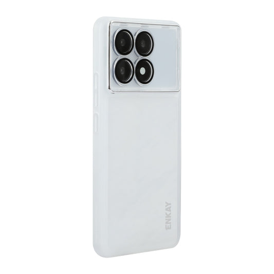 ENKAY Hat-Prince Translucent Matte TPU Phone Case with Lens Film, For Redmi K70 Ultra, For Redmi K70E, For Redmi Note 13R Pro, For Xiaomi 14 Pro, For Xiaomi 14, For Redmi Note 13 5G, For Redmi Note 13 Pro 5G / Xiaomi Poco X6 5G, For Redmi K70 / K70 Pro