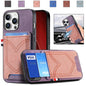 Denim Texture Leather Skin Phone Case with Card Slot, For iPhone Air, For iPhone 16 Pro Max, For iPhone 16 Pro, For iPhone 16 Plus