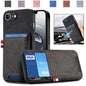 Denim Texture Leather Skin Phone Case with Card Slot, For iPhone 18 Pro / 17 Pro, For iPhone 18 Pro Max / 17 Pro Max, For iPhone 17e / 16e, For iPhone 17