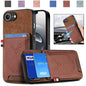 Denim Texture Leather Skin Phone Case with Card Slot, For iPhone 18 Pro / 17 Pro, For iPhone 18 Pro Max / 17 Pro Max, For iPhone 17e / 16e, For iPhone 17