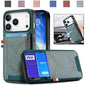 Denim Texture Leather Skin Phone Case with Card Slot, For iPhone 18 Pro / 17 Pro, For iPhone 18 Pro Max / 17 Pro Max, For iPhone 17e / 16e, For iPhone 17