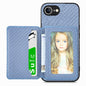 Carbon Fiber Magnetic Card Wallet RFID Blocking Phone Case, For iPhone 18 Pro / 17 Pro, For iPhone 18 Pro Max / 17 Pro Max, For iPhone 17e / 16e, For iPhone 17