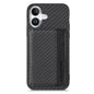 Carbon Fiber Magnetic Card Wallet RFID Blocking Phone Case