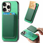 Retro Magsafe Card Bag PU Back Cover Phone Case, For iPhone 16 Pro, For iPhone 16 Plus, For iPhone 16