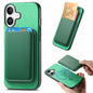 Retro Magsafe Card Bag PU Back Cover Phone Case, For iPhone 16 Pro, For iPhone 16 Plus, For iPhone 16