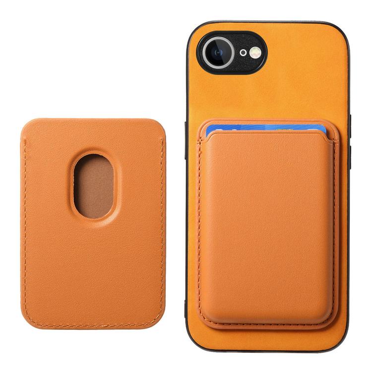 Retro Magsafe Card Bag PU Back Cover Phone Case, For iPhone 17e / 16e, For iPhone 17 Pro Max, For iPhone 17 Pro