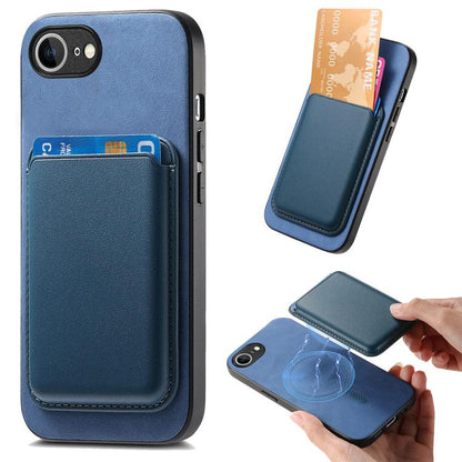 Retro Magsafe Card Bag PU Back Cover Phone Case, For iPhone 18 Pro / 17 Pro, For iPhone 18 Pro Max / 17 Pro Max, For iPhone 17e / 16e