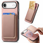 Retro Magsafe Card Bag PU Back Cover Phone Case, For iPhone 17, For iPhone Air, For iPhone 16 Pro Max