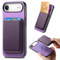 Retro Magsafe Card Bag PU Back Cover Phone Case, For iPhone 17, For iPhone Air, For iPhone 16 Pro Max