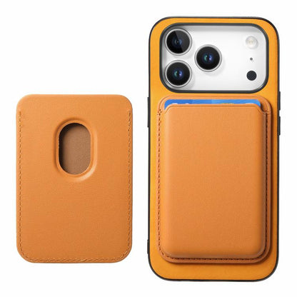 Retro Magsafe Card Bag PU Back Cover Phone Case, For iPhone 18 Pro / 17 Pro, For iPhone 18 Pro Max / 17 Pro Max, For iPhone 17e / 16e