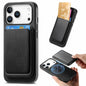 Retro Magsafe Card Bag PU Back Cover Phone Case, For iPhone 18 Pro / 17 Pro, For iPhone 18 Pro Max / 17 Pro Max, For iPhone 17e / 16e