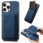 Retro Leather Card Bag Magnetic Phone Case, For iPhone Air, For iPhone 16 Pro Max, For iPhone 16 Pro, For iPhone 16 Plus