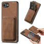 Retro Leather Card Bag Magnetic Phone Case, For iPhone 17e / 16e, For iPhone 17 Pro Max, For iPhone 17 Pro, For iPhone 17