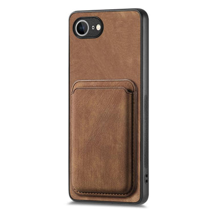 Retro Leather Card Bag Magnetic Phone Case, For iPhone 17e / 16e, For iPhone 17 Pro Max, For iPhone 17 Pro, For iPhone 17