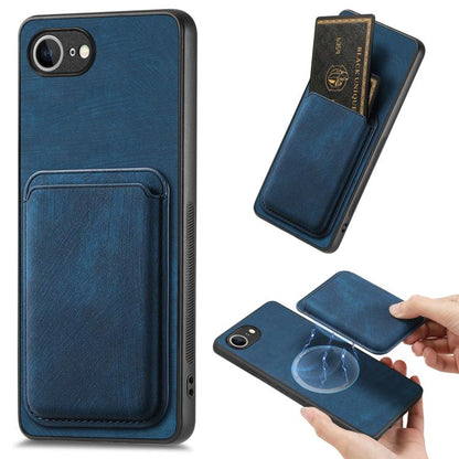 Retro Leather Card Bag Magnetic Phone Case, For iPhone 17e / 16e, For iPhone 17 Pro Max, For iPhone 17 Pro, For iPhone 17
