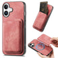 Retro Leather Card Bag Magnetic Phone Case, For iPhone 17e / 16e, For iPhone 17 Pro Max, For iPhone 17 Pro, For iPhone 17
