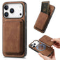 Retro Leather Card Bag Magnetic Phone Case, For iPhone 17e / 16e, For iPhone 17 Pro Max, For iPhone 17 Pro, For iPhone 17