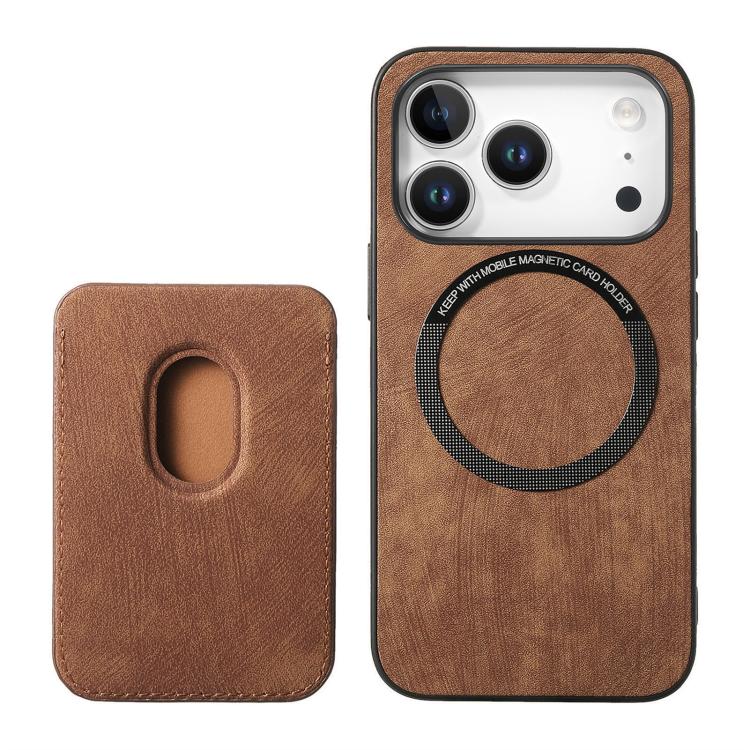 Retro Leather Card Bag Magnetic Phone Case