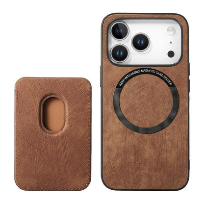 Retro Leather Card Bag Magnetic Phone Case