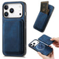 Retro Leather Card Bag Magnetic Phone Case, For iPhone 17e / 16e, For iPhone 17 Pro Max, For iPhone 17 Pro, For iPhone 17