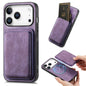 Retro Leather Card Bag Magnetic Phone Case, For iPhone 17e / 16e, For iPhone 17 Pro Max, For iPhone 17 Pro, For iPhone 17