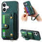 Retro Cross Wristband Wallet Leather Back Phone Case, For iPhone 16