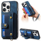Retro Cross Wristband Wallet Leather Back Phone Case, For iPhone 17e / 16e, For iPhone 16 Pro Max, For iPhone 16 Pro, For iPhone 16 Plus