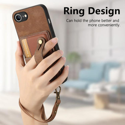 Retro Cross Wristband Wallet Leather Back Phone Case, For iPhone 17e / 16e, For iPhone 16 Pro Max, For iPhone 16 Pro, For iPhone 16 Plus