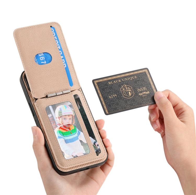 Carbon Fiber MagSafe Vertical Flip Card Bag Phone Case, For iPhone 17e / 16e, For iPhone 17 Pro Max, For iPhone 17 Pro, For iPhone 17