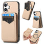 Carbon Fiber MagSafe Vertical Flip Card Bag Phone Case, For iPhone 18 Pro / 17 Pro, For iPhone 18 Pro Max / 17 Pro Max, For iPhone 17e / 16e, For iPhone 17