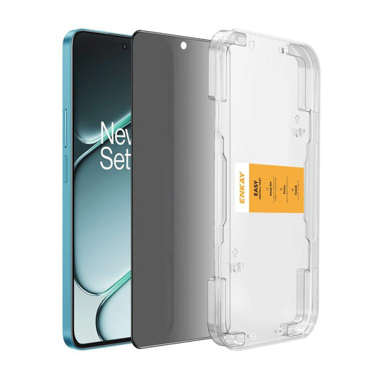 ENKAY Easy Install Anti-peeping Privacy Tempered Glass Film, For OnePlus 15, For OnePlus Nord 4, For OnePlus Nord CE4, For OnePlus 15R / Ace 6 / 6T, For OnePlus 13R / Ace 5 / Ace 5 Pro