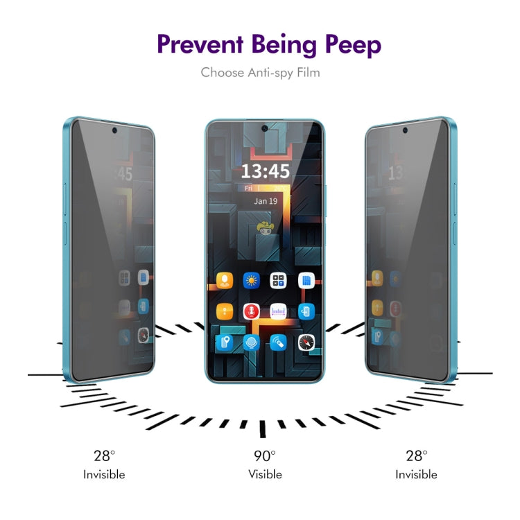 ENKAY Easy Install Anti-peeping Privacy Tempered Glass Film