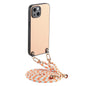 Carbon Fiber Texture Leather Back Phone Case with Crossbody Strap, For iPhone 15, For iPhone 14 Plus, For iPhone 14, For iPhone 14 Pro
