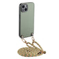 Carbon Fiber Texture Leather Back Phone Case with Crossbody Strap, For iPhone 15, For iPhone 14 Plus, For iPhone 14, For iPhone 14 Pro