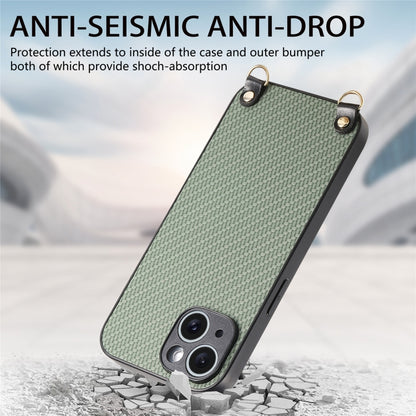 Carbon Fiber Texture Leather Back Phone Case with Crossbody Strap, For iPhone 14 Pro Max, For iPhone 7 / 8 / SE 2022 / SE 2020, For iPhone 13 Pro Max, For iPhone 13 Pro