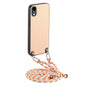 Carbon Fiber Texture Leather Back Phone Case with Crossbody Strap, For iPhone 11 Pro, For iPhone X / XS, For iPhone XR, For iPhone XS Max