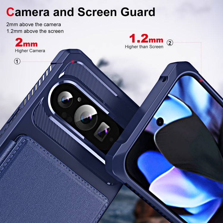 ENKAY Hat-Prince Card Slot Wallet TPU Back Leather Phone Case with Lens Film, For Google Pixel 9 Pro XL, For Google Pixel 9 / 9 Pro