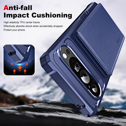 ENKAY Hat-Prince Card Slot Wallet TPU Back Leather Phone Case with Lens Film, For Google Pixel 9 Pro XL, For Google Pixel 9 / 9 Pro
