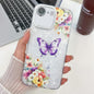 Plating Texture Butterfly TPU Phone Case with Glitter Lens Film, For iPhone 17e / 16e, For iPhone 16 Pro Max, For iPhone 16 Pro, For iPhone 16 Plus