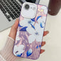 Electroplating Flowers Plants Texture TPU Phone Case, For iPhone 17e / 16e