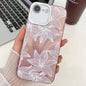 Electroplating Flowers Plants Texture TPU Phone Case, For iPhone 17e / 16e