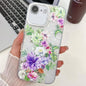 Electroplating Flowers Plants Texture TPU Phone Case, For iPhone 17e / 16e